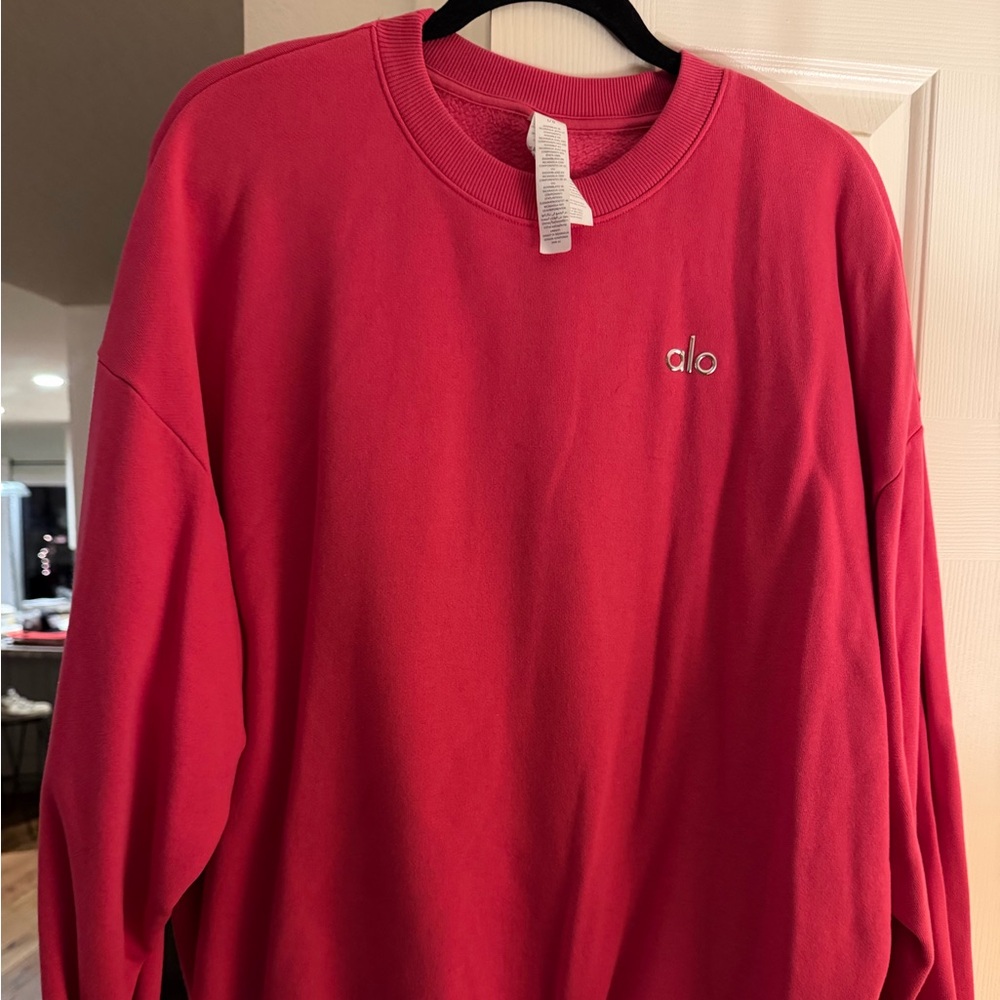 Alo Hot Pink Sweatshirt